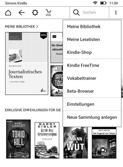 Großes Firmware-Update für den Amazon Kindle